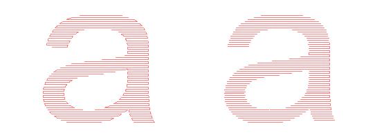 使用激光打標(biāo)機(jī)打碼文字時(shí)填充方法說(shuō)明